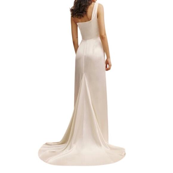 Reformation Eisa Silk Dress Ivory size 2 NWT - Picture 11 of 12